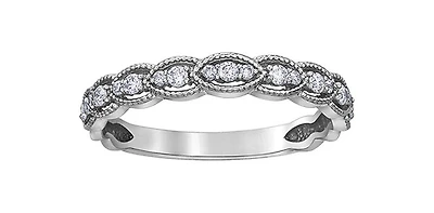10K White Gold 0.20cttw Diamond Ring