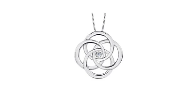 Canadian Diamond Silver Necklace