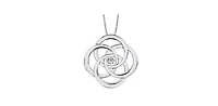 Canadian Diamond Silver Necklace