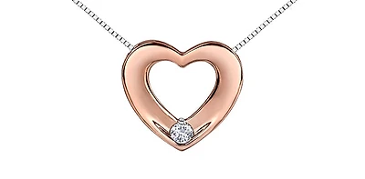 Rose Gold Canadian Diamond Pendant
