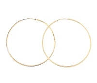 10K Yellow Gold 42mm Earrings