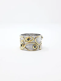 Silver and Sapphire Ring