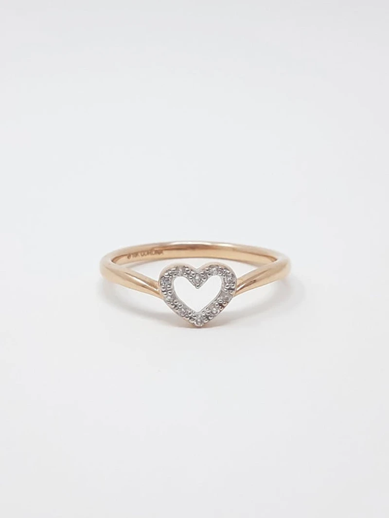Heart Diamond Ring