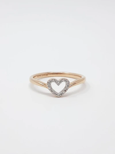 Heart Diamond Ring