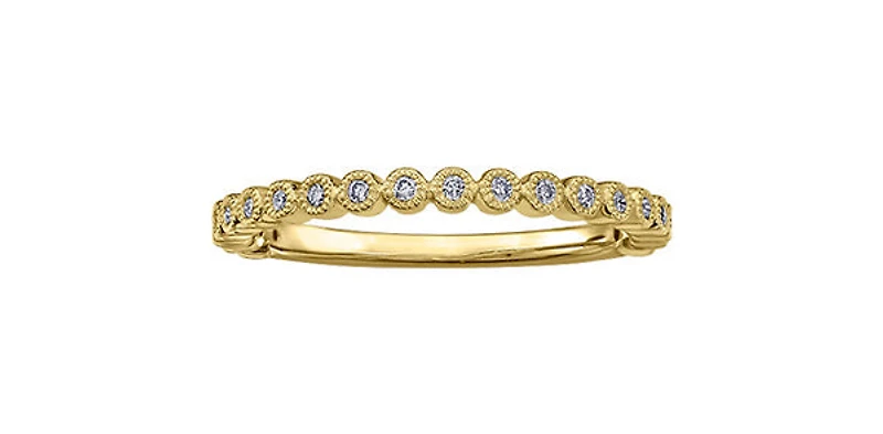 Yellow Gold and Diamond Ring