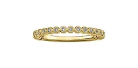 Yellow Gold and Diamond Ring