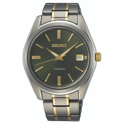 SEIKO Titanium Men's Watch SUR377 - Shipping September