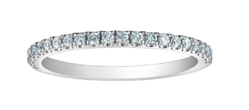 14K Lab Grown Round Brilliant Diamond Band