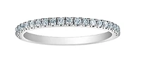 14K Lab Grown Round Brilliant Diamond Band