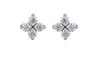 14K White Gold 0.40cttw Canadian Diamond Stud Earrings