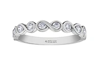 14K White Gold 0.40cttw Canadian Diamond Band, 6.5