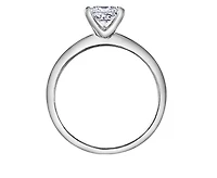 Platinum 0.50-0.70cttw Canadian Princess Diamond Engagement Ring - 0.50 Carat /