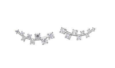 14K White Gold 1.02cttw Canadian Diamond Stud Earrings