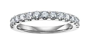 18K White, Yellow, or Rose Gold 0.50-0.60cttw Canadian Diamond Band - / Carat Total