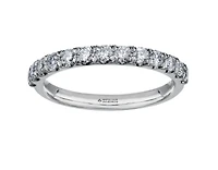 18K White, Yellow, or Rose Gold 0.50-1.50cttw Canadian Diamond Band - / Carat Total