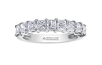 18K White, Yellow, or Rose Gold With Palladium Alloy (hypoallergenic) 1.40-1.85cttw Canadian Diamond Band - / Carat Total