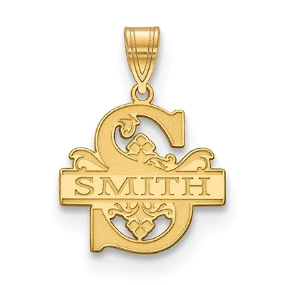 Filligree Letter, Family Name Charm - Sterling Silver