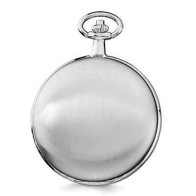 Charles Hubert Chrome Finish White Dial Pocket Watch