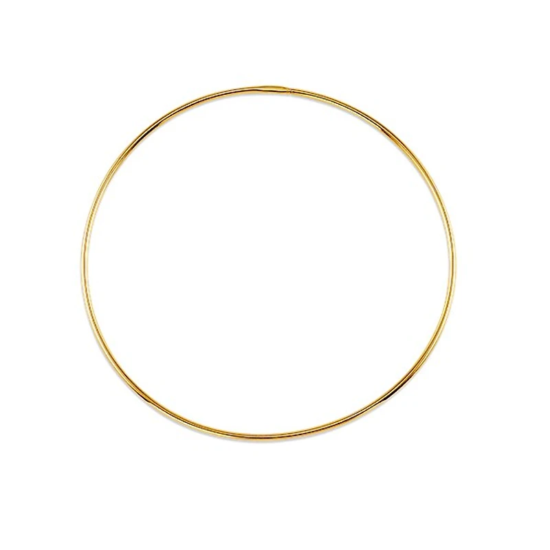 10K Yellow Gold 52mm Sleeper/Keeper/Hoop Earrings