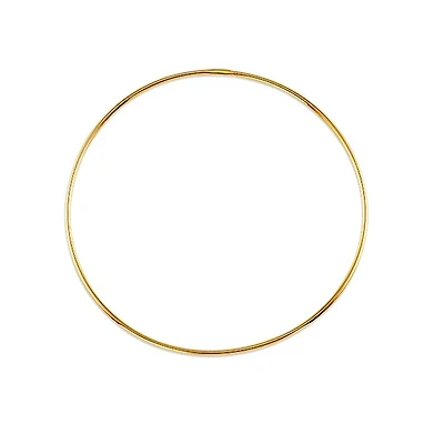 10K Yellow Gold 52mm Sleeper/Keeper/Hoop Earrings