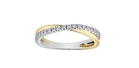 White and Yellow Gold Diamond Ring