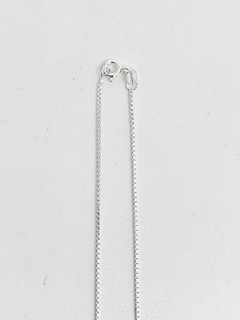 925 Sterling Silver 1.1mm Polished Boxed Chain with Spring Clasp
