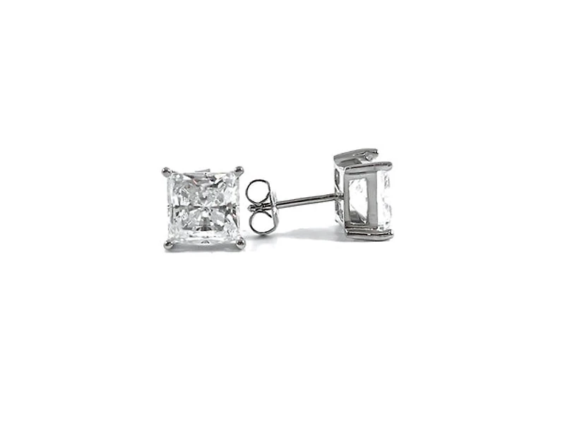 925 Silver Cubic Zirconia Stud Earrings