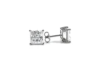 925 Silver Cubic Zirconia Stud Earrings