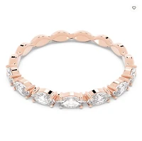 Swarovski Vittore Ring Marquise Cut, White, Rose Gold-tone Plated - 5366583