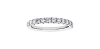 10k White Gold 1.50cttw Diamond Pave Ring, size 6.5