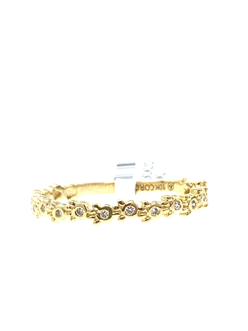 Diamond Paw Print Ring