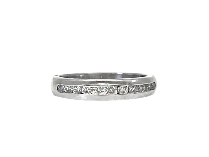 14K White Gold 0.33cttw Diamond Ring - Size 6.5
