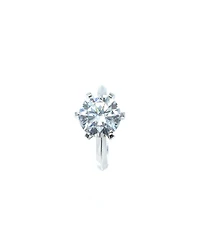 Round Brilliant Cut Moissanite Engagement Ring