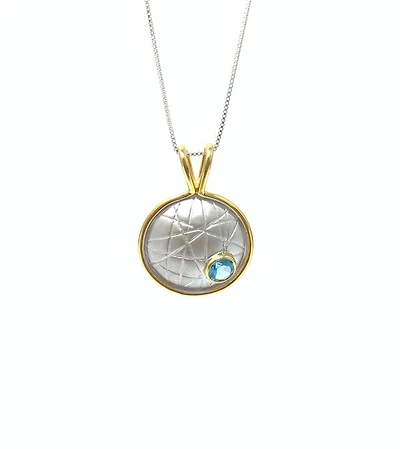 Blue Topaz Pendant