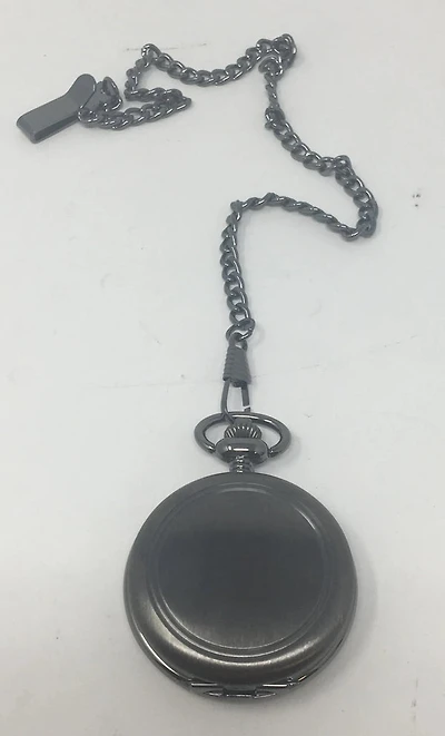 Gun Metal Pocket Watch