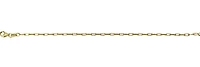 10K Yellow Gold Bracelet, 6.0-6.5"