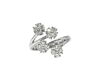 14K White Gold 0.60cttw Diamond Ring - Size 6.5