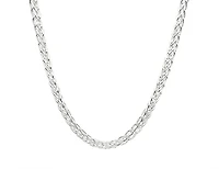 Sterling Silver Wheat Chain 22"