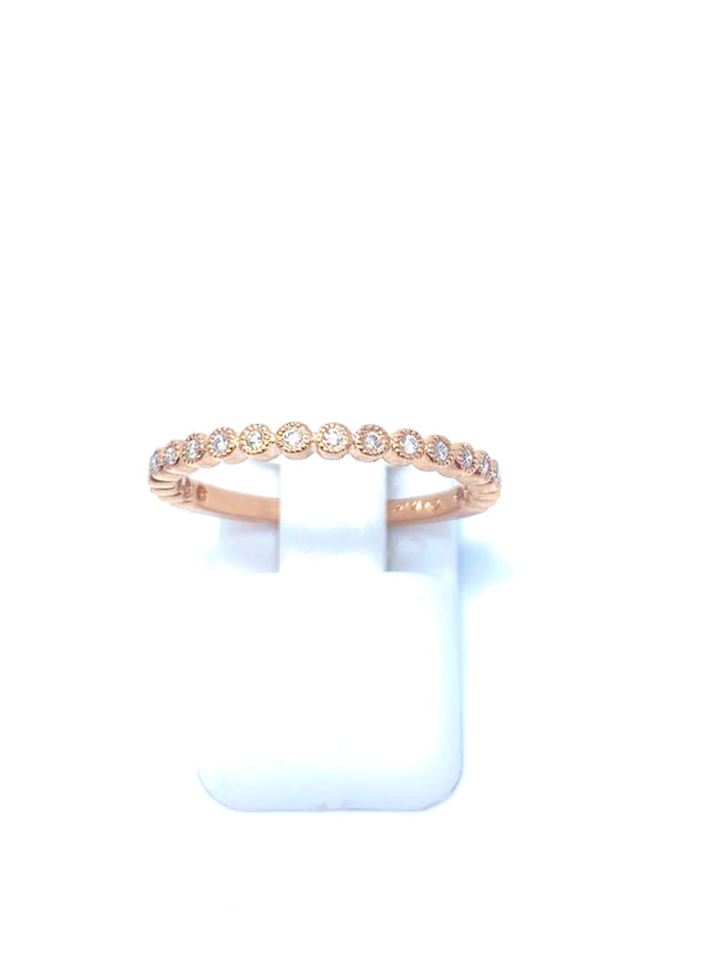 Rose Gold and Diamond Ring