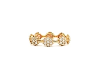 14K Rose Gold 1.10cttw Diamond Eternity Ring, size 6