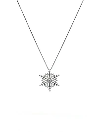 Diamond Snowflake Pendant