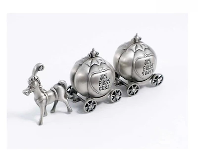 Pewter Pumpkin Tooth and Curl Gift Set