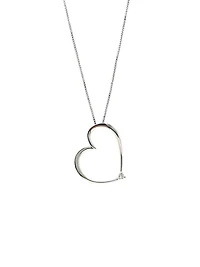 Diamond Silver Necklace