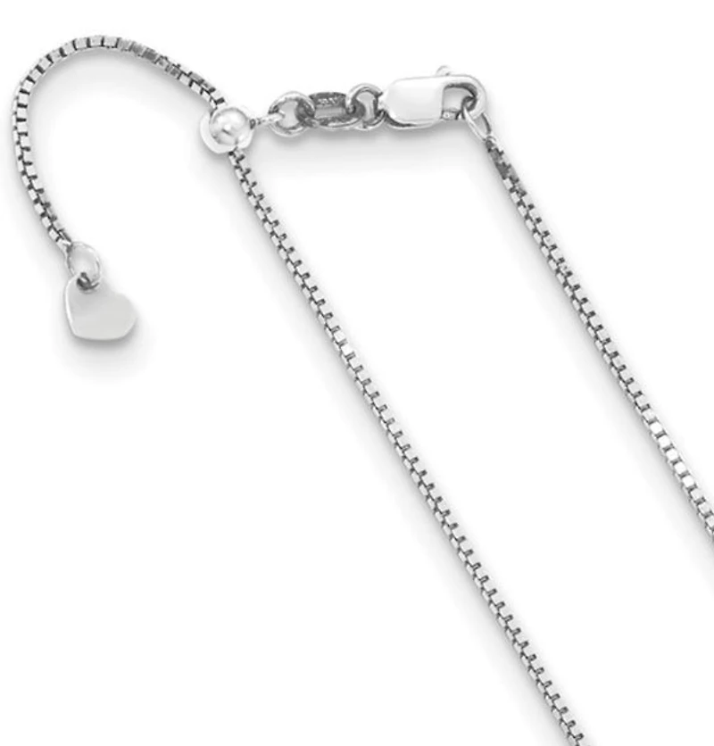 Adjustable 14K Gold Box Chain 16