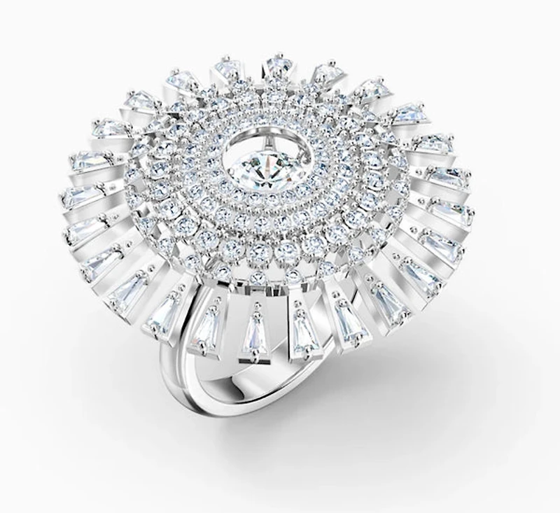 Swarovski Sparkling Dance Dial Up Ring 5572513- Discontinued - 4.5