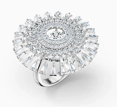 Swarovski Sparkling Dance Dial Up Ring 5572513- Discontinued - 4.5