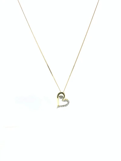 Diamond Pulse Heart Pendant