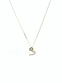 Diamond Pulse Heart Pendant