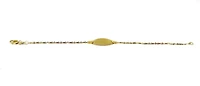 10K Yellow Gold Baby ID Bracelet