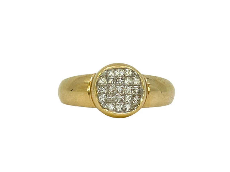 14K Yellow Gold 0.50cttw Diamond Ring - 5